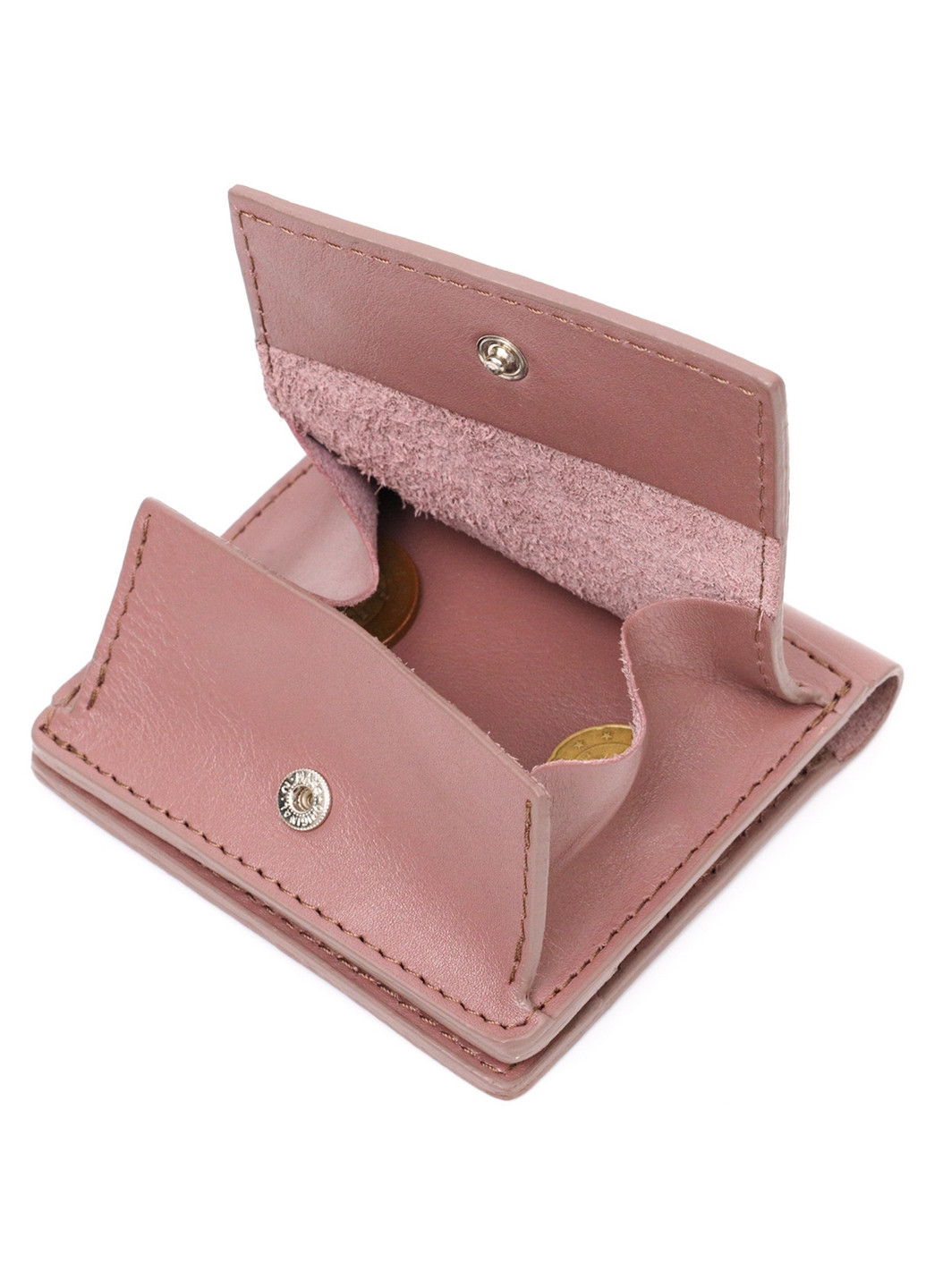 Жіночий шкіряний гаманець 9,7х10,2х1 см Grande Pelle (275071794)