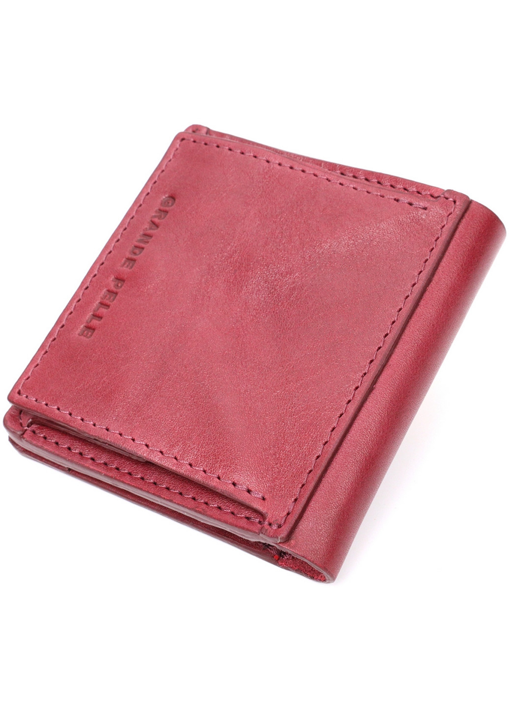 Жіночий шкіряний гаманець 9,7х10,2х1 см Grande Pelle (275069780)