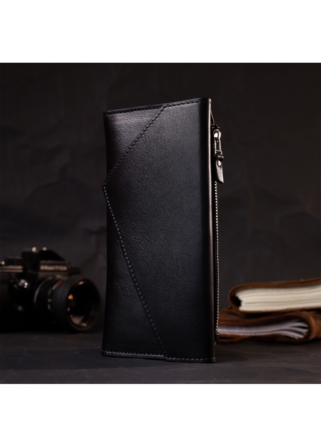 Жіночий шкіряний гаманець 21х10,5х2 см Grande Pelle (275070800)