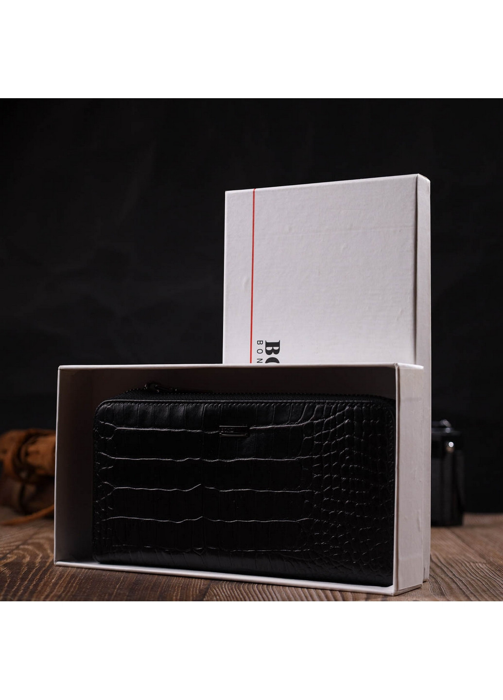 Жіночий шкіряний гаманець 10х19х2 см Bond (275071295)