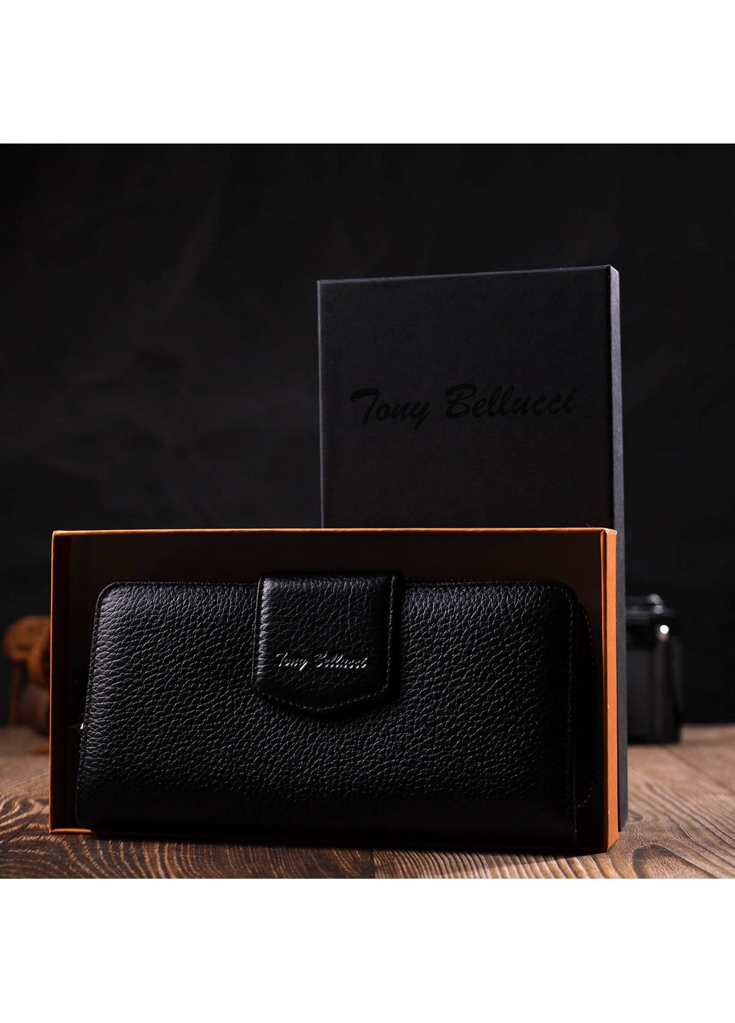 Женский кожаный кошелек 9,5х19х2 см Tony Bellucci (275069718)