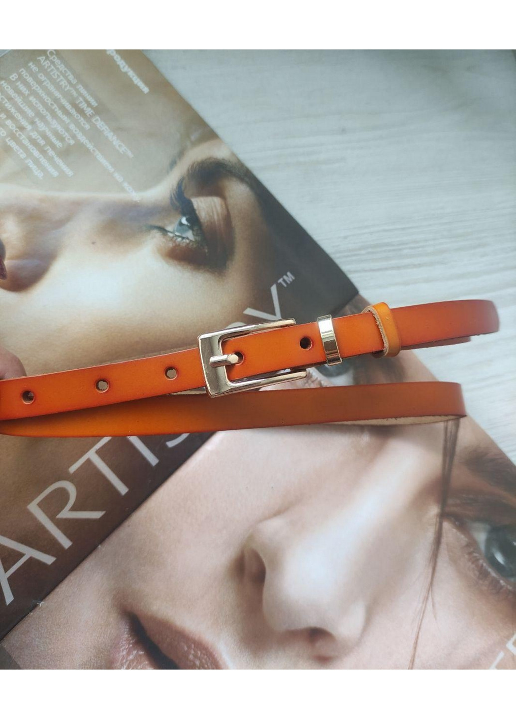 Жіночий шкіряний ремінь 100-115 см LeathART (275072013)