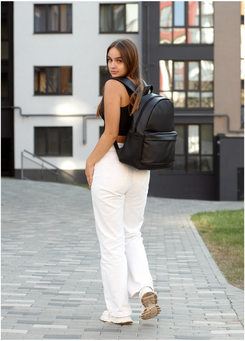 Жіночий рюкзак 40х27х15 см Sambag (275070757)