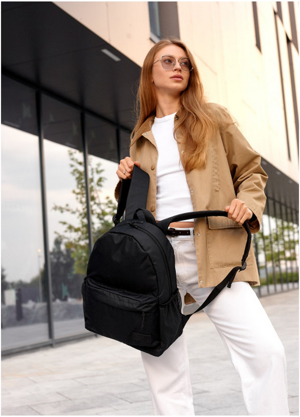 Жіночий рюкзак 40х27х15 см Sambag (275070774)