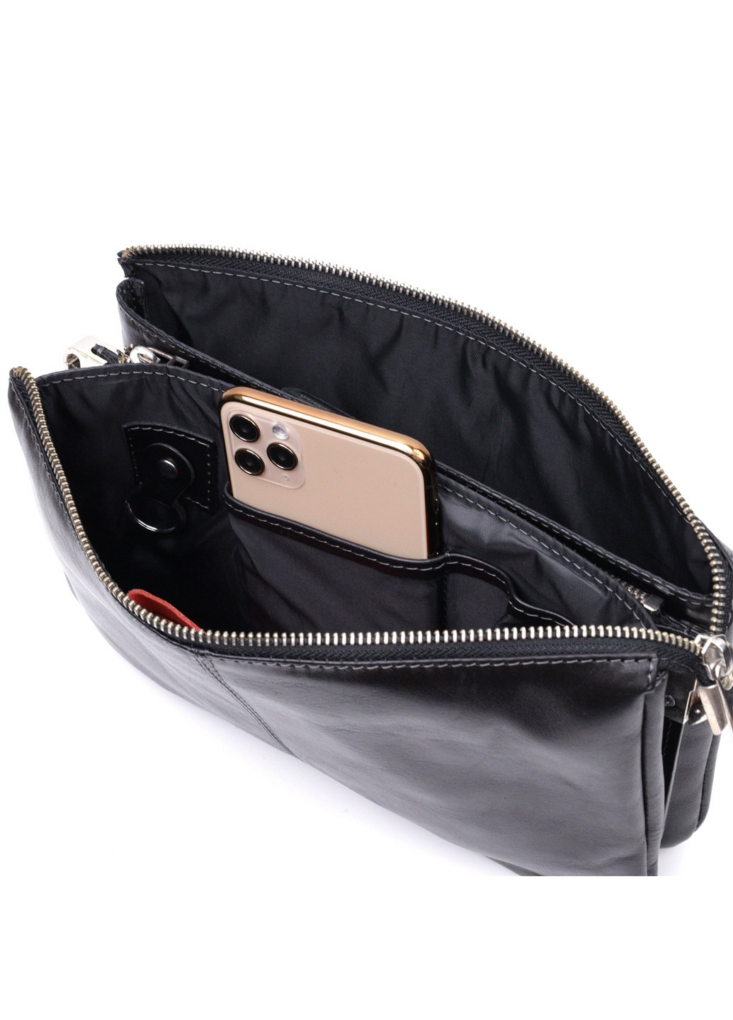 Женская кожаная сумка 26х15,5х3 см Grande Pelle (275071791)