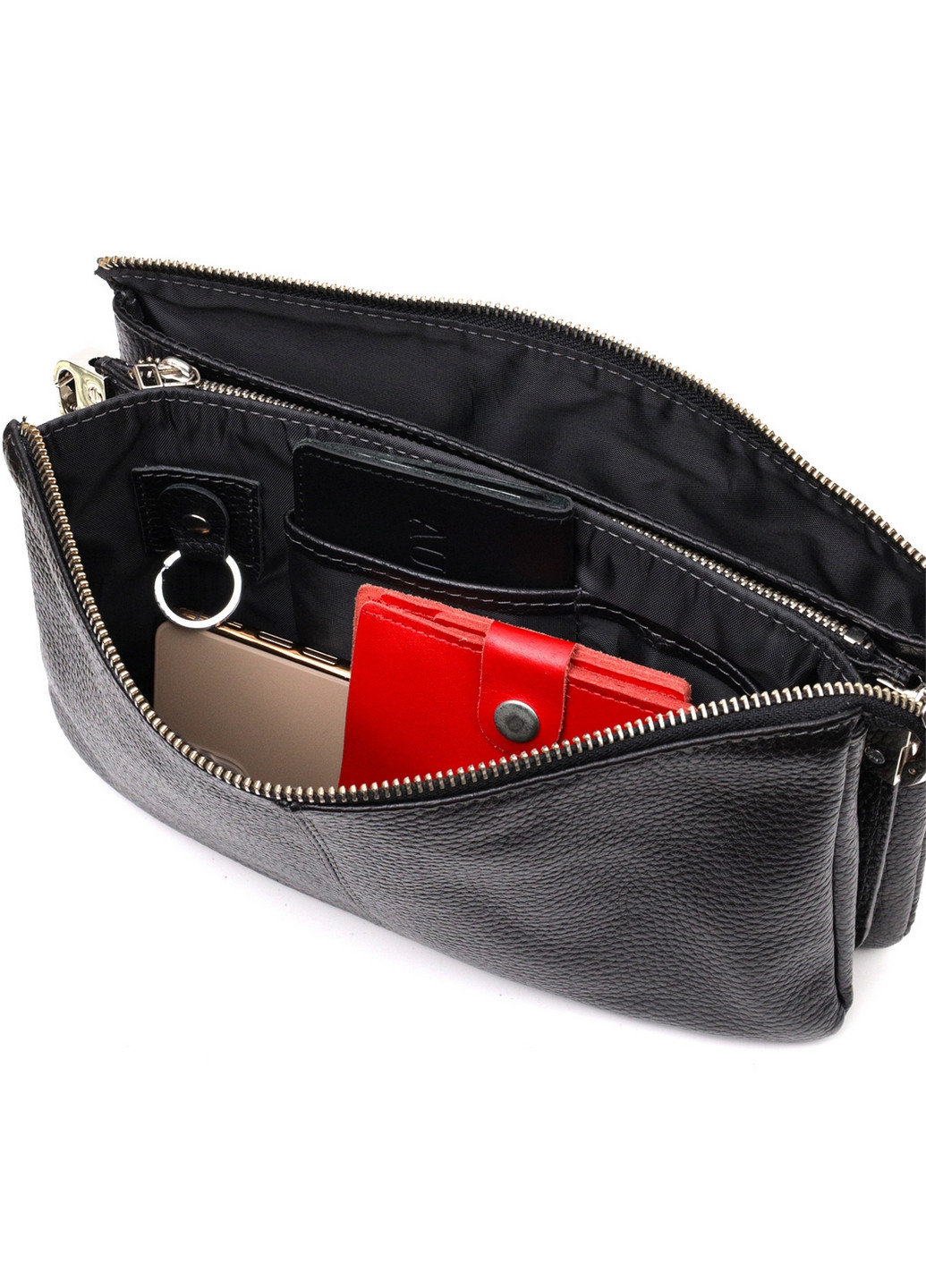 Жіноча шкіряна сумка 26х15,5х3 см Grande Pelle (275070783)