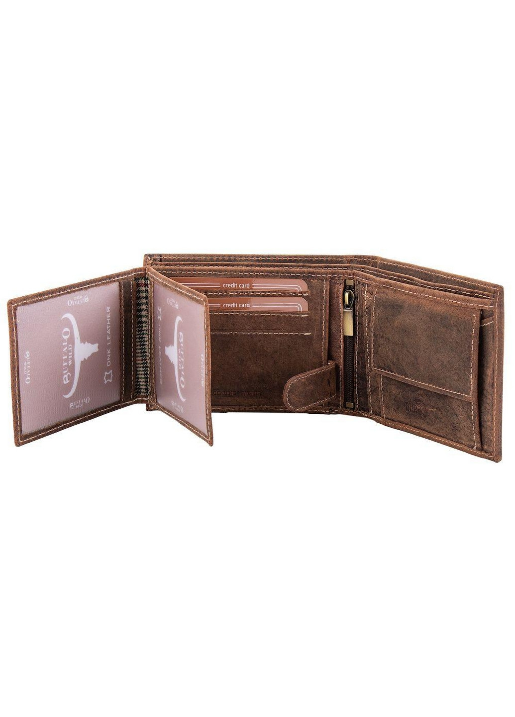 Мужской кожаный кошелек 12х9,5х3 см DNK Leather (275070518)