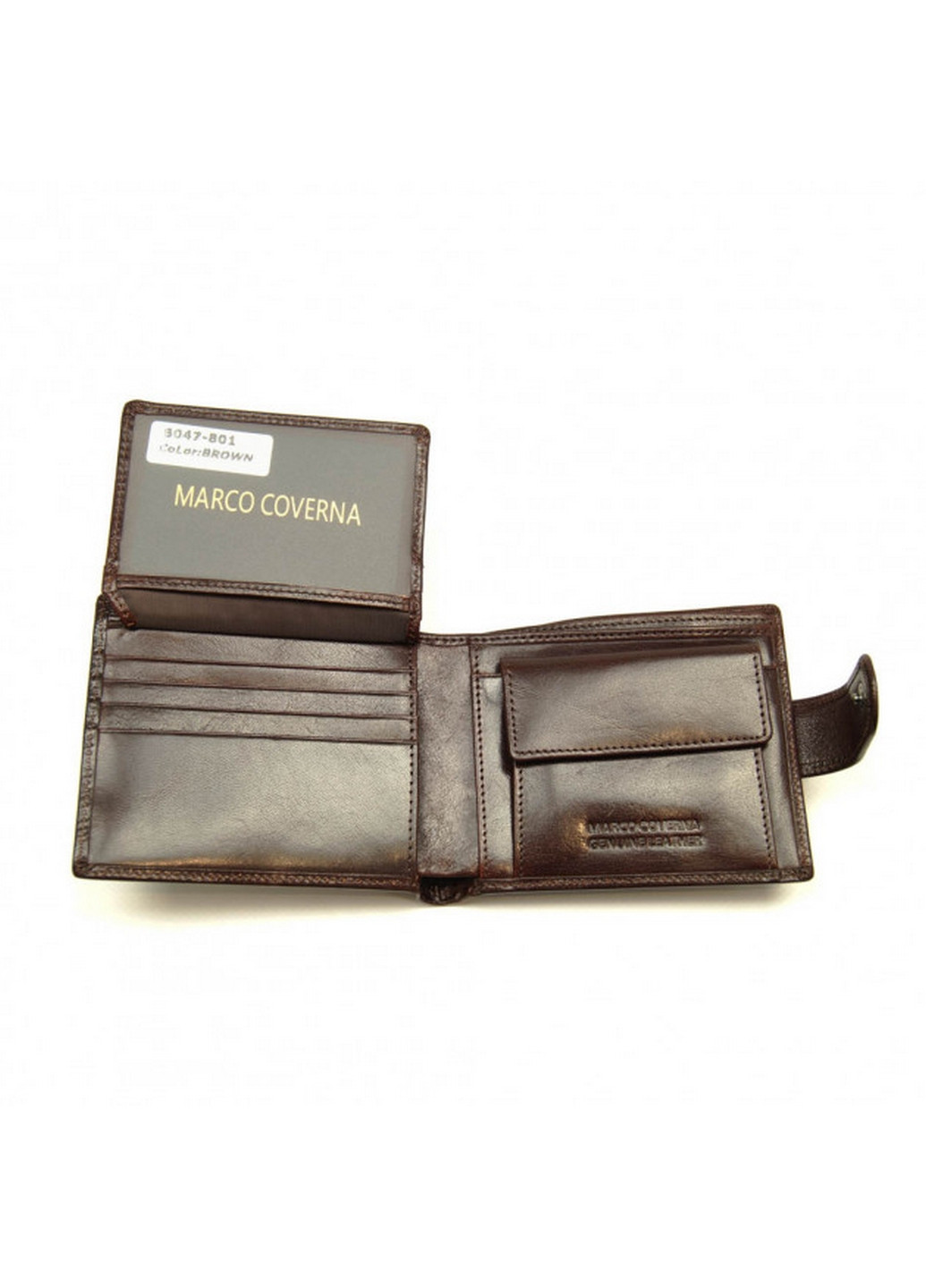 Чоловіче шкіряне портмоне 11,5х9,5х3 см Marco Coverna (275071102)