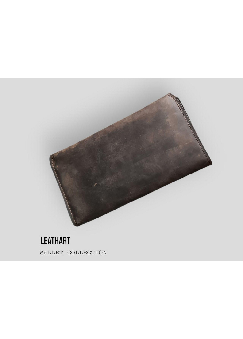 Чоловічий шкіряний гаманець 18х10х1,5 см LeathART (275069989)