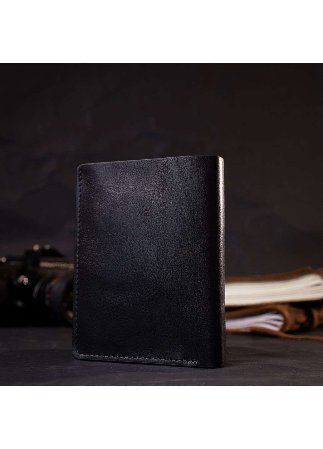 Мужской кожаный кошелек 12х14,5х1 см Grande Pelle (275069773)