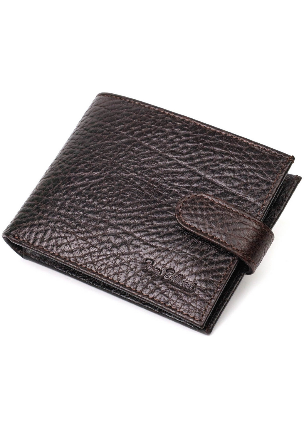 Чоловічий шкіряний гаманець 12х10х2 см Tony Bellucci (275070717)