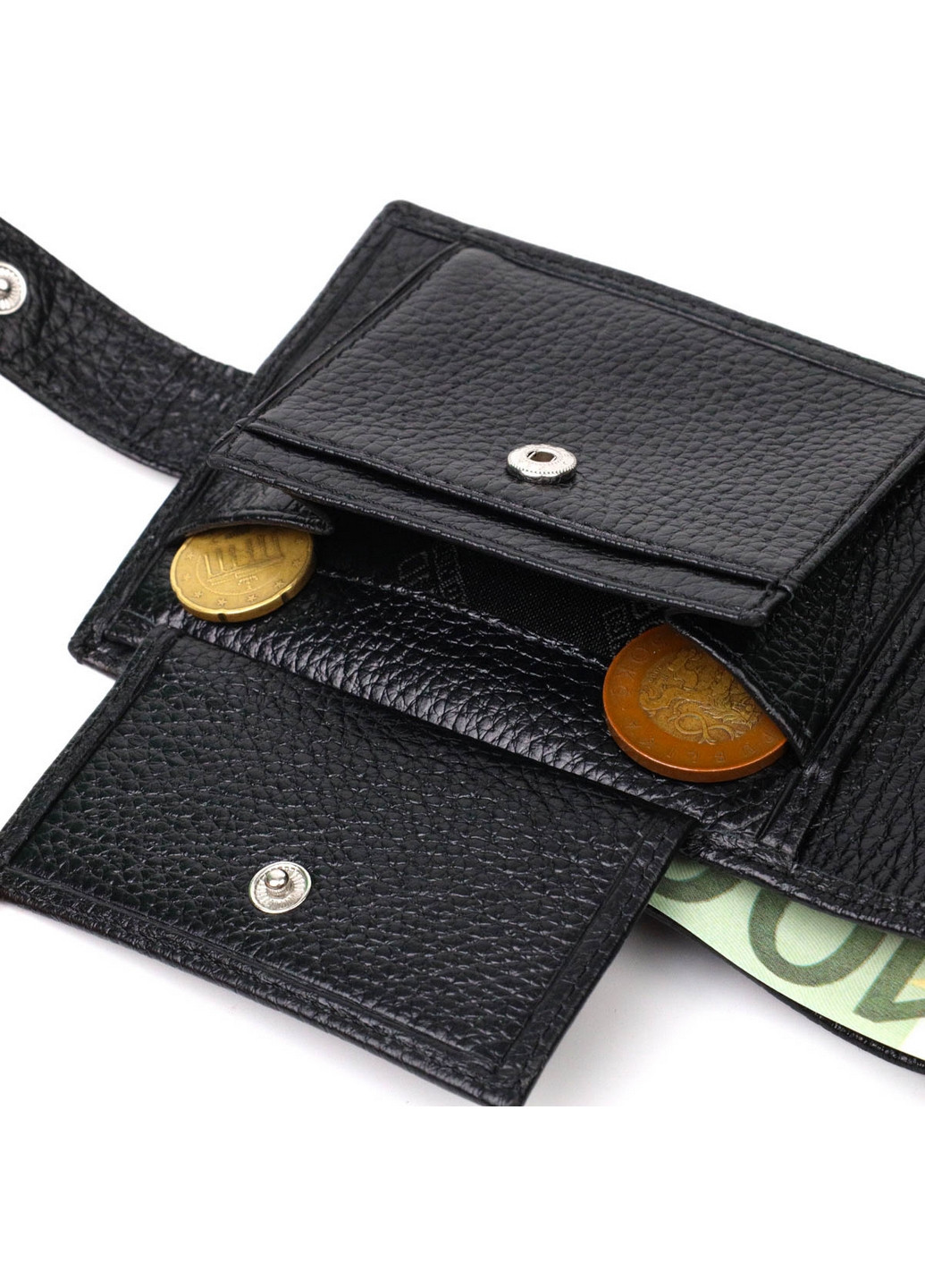 Мужской кожаный кошелек 13х9,5х1,5 см Bond (275071286)