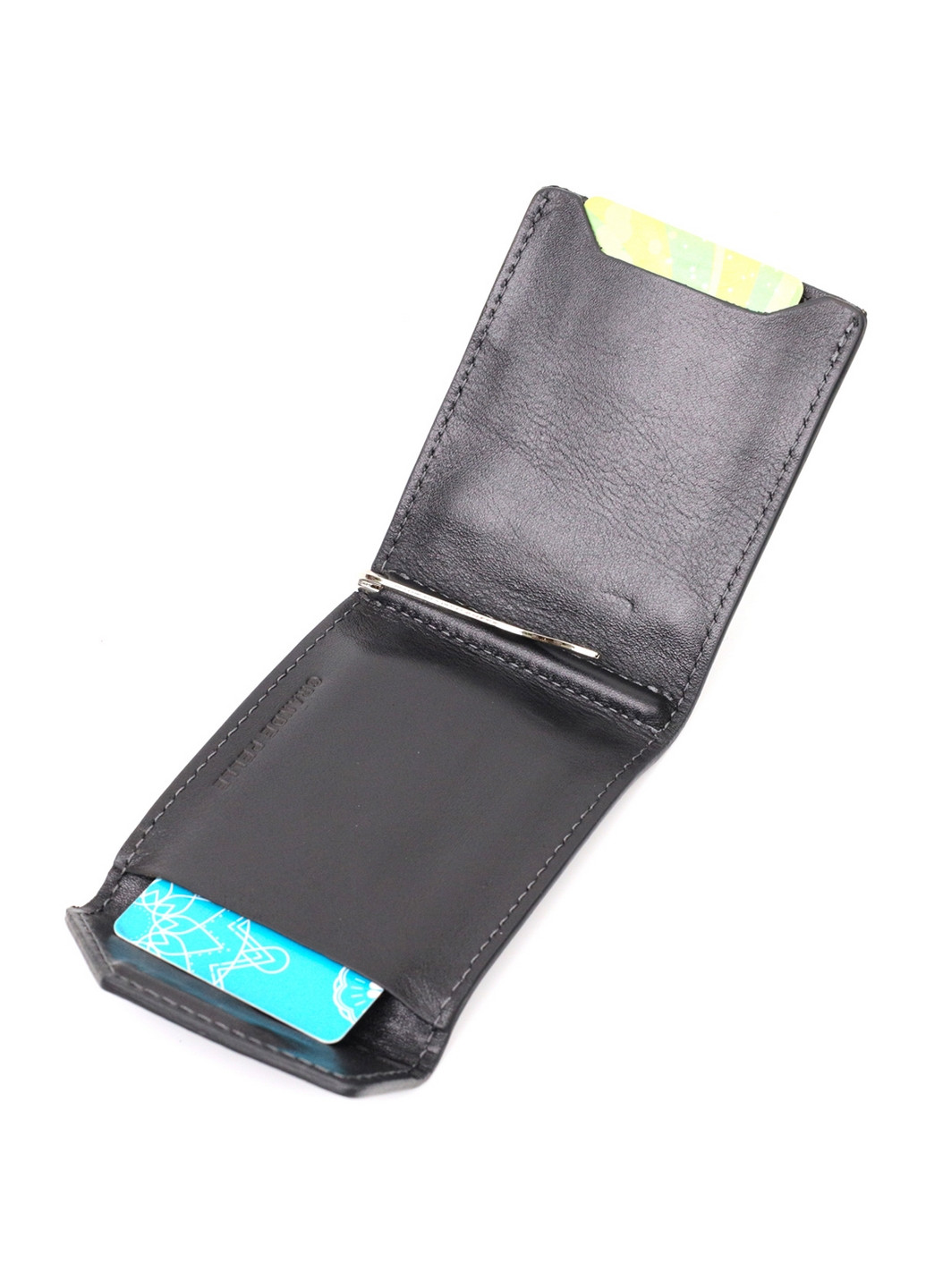 Чоловічий шкіряний гаманець 10х8х0,5 см Grande Pelle (275070782)