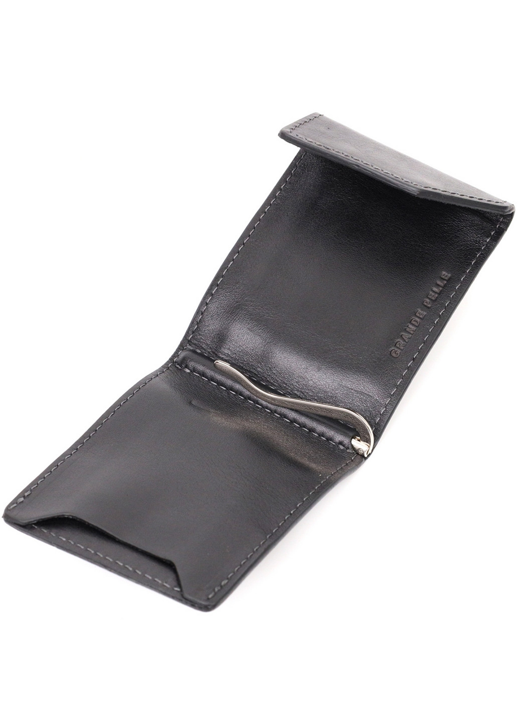 Чоловічий шкіряний гаманець 10х8х0,5 см Grande Pelle (275070782)