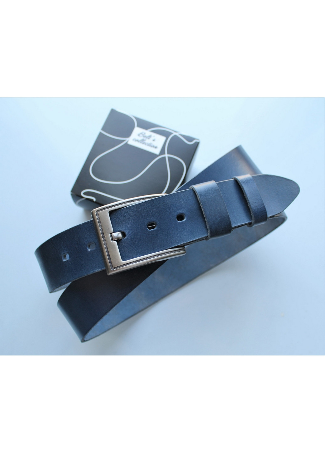 Мужской кожаный ремень 125 см LeathART (275070002)