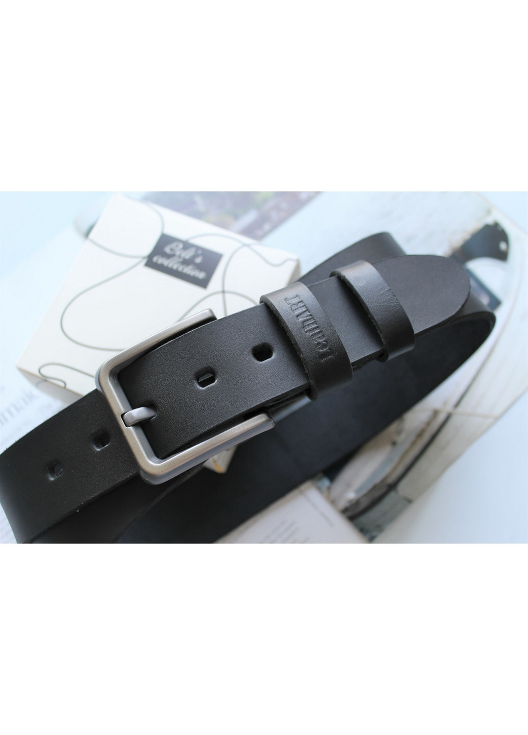 Мужской кожаный ремень 110-135 см LeathART (275069991)