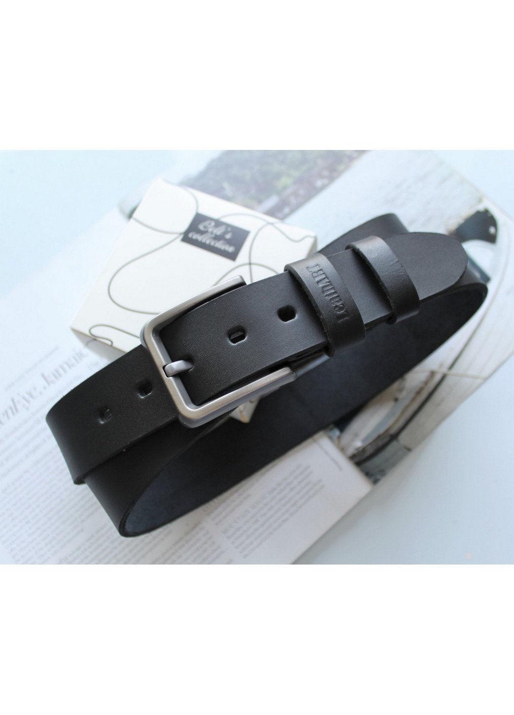 Мужской кожаный ремень 110-135 см LeathART (275069991)