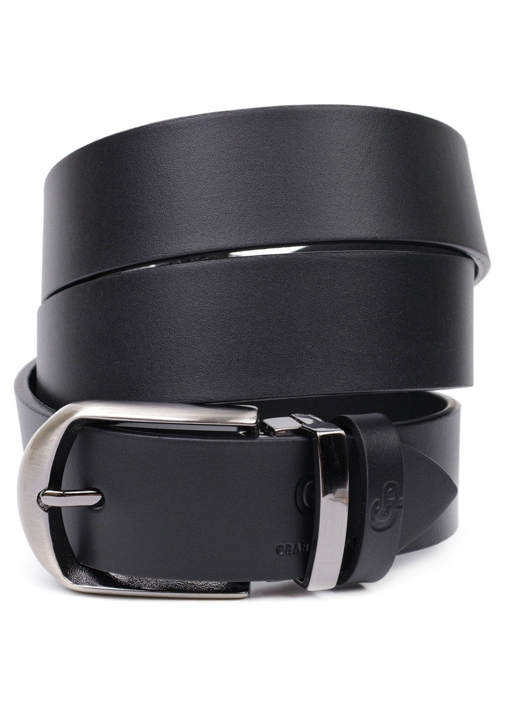 Мужской кожаный ремень 3,4х120 см Grande Pelle (275071801)