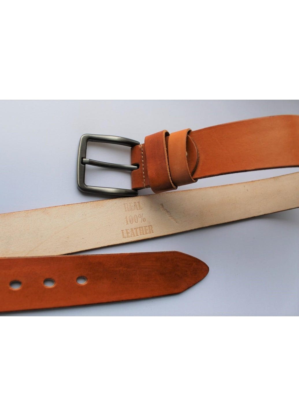 Мужской кожаный ремень 110-130 см LeathART (275070951)