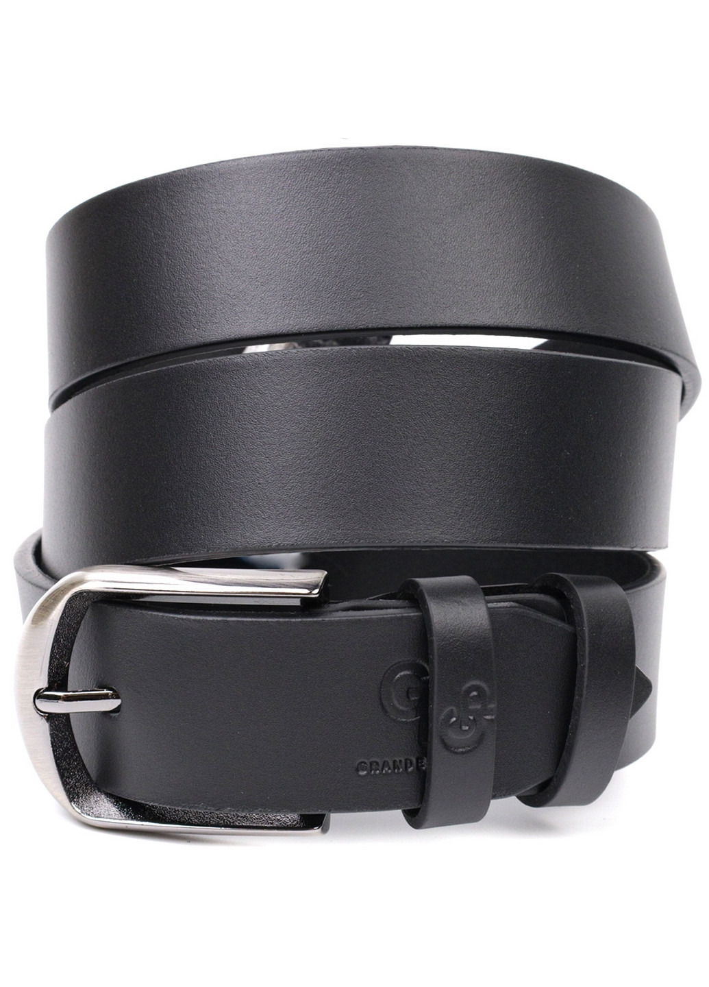 Мужской кожаный ремень 3,4х120 см Grande Pelle (275070801)