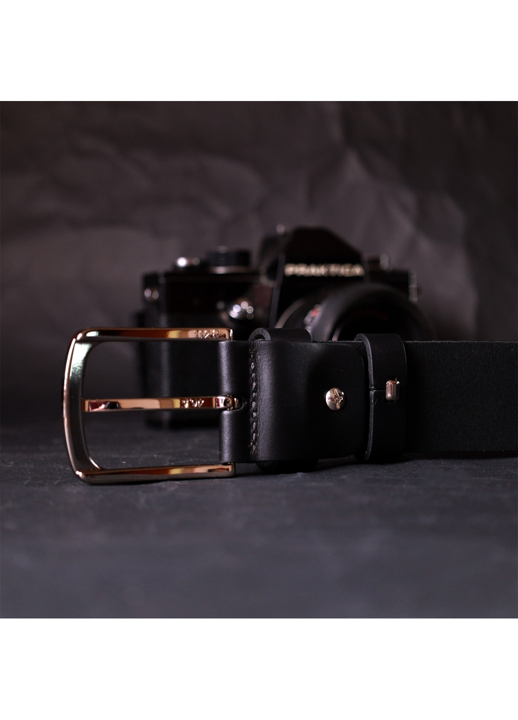 Мужской кожаный ремень 3,8х120 см Grande Pelle (275070796)