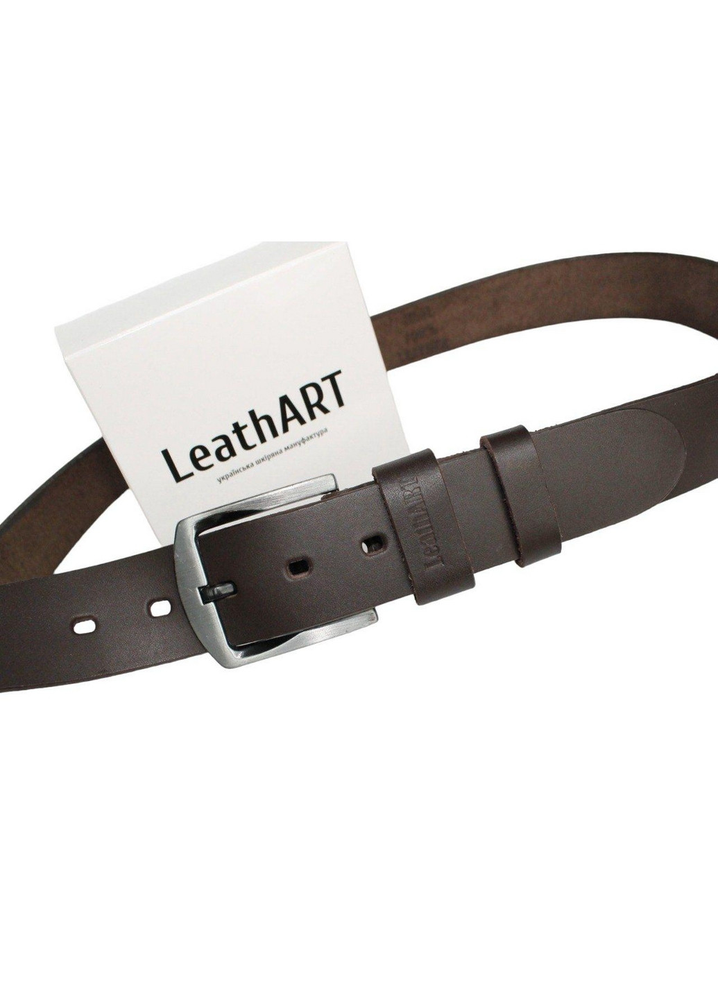 Мужской кожаный ремень 110-135 см LeathART (275070947)