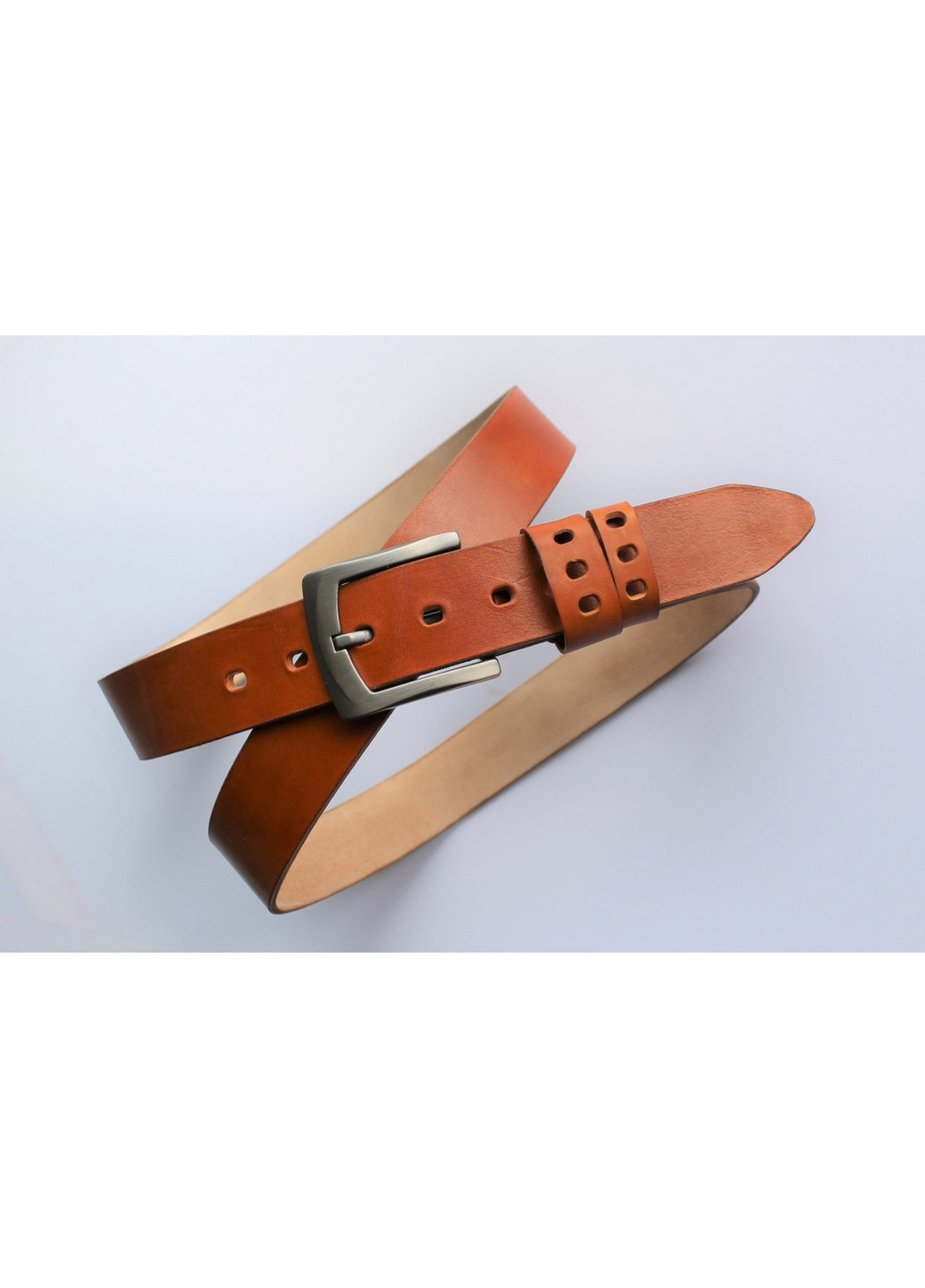 Мужской кожаный ремень 110-130 см LeathART (275070968)