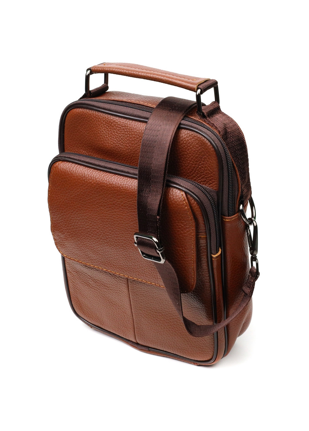 Чоловіча шкіряна сумка 19х25х6,5 см Vintage (275069334)