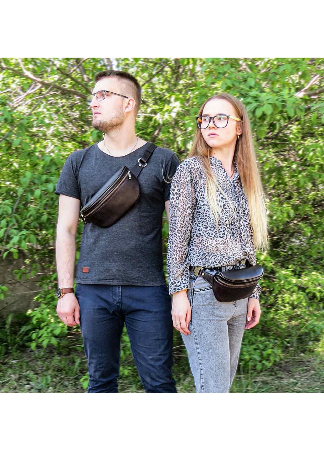 Чоловіча шкіряна сумка 13х26х7 см Newery (275070094)