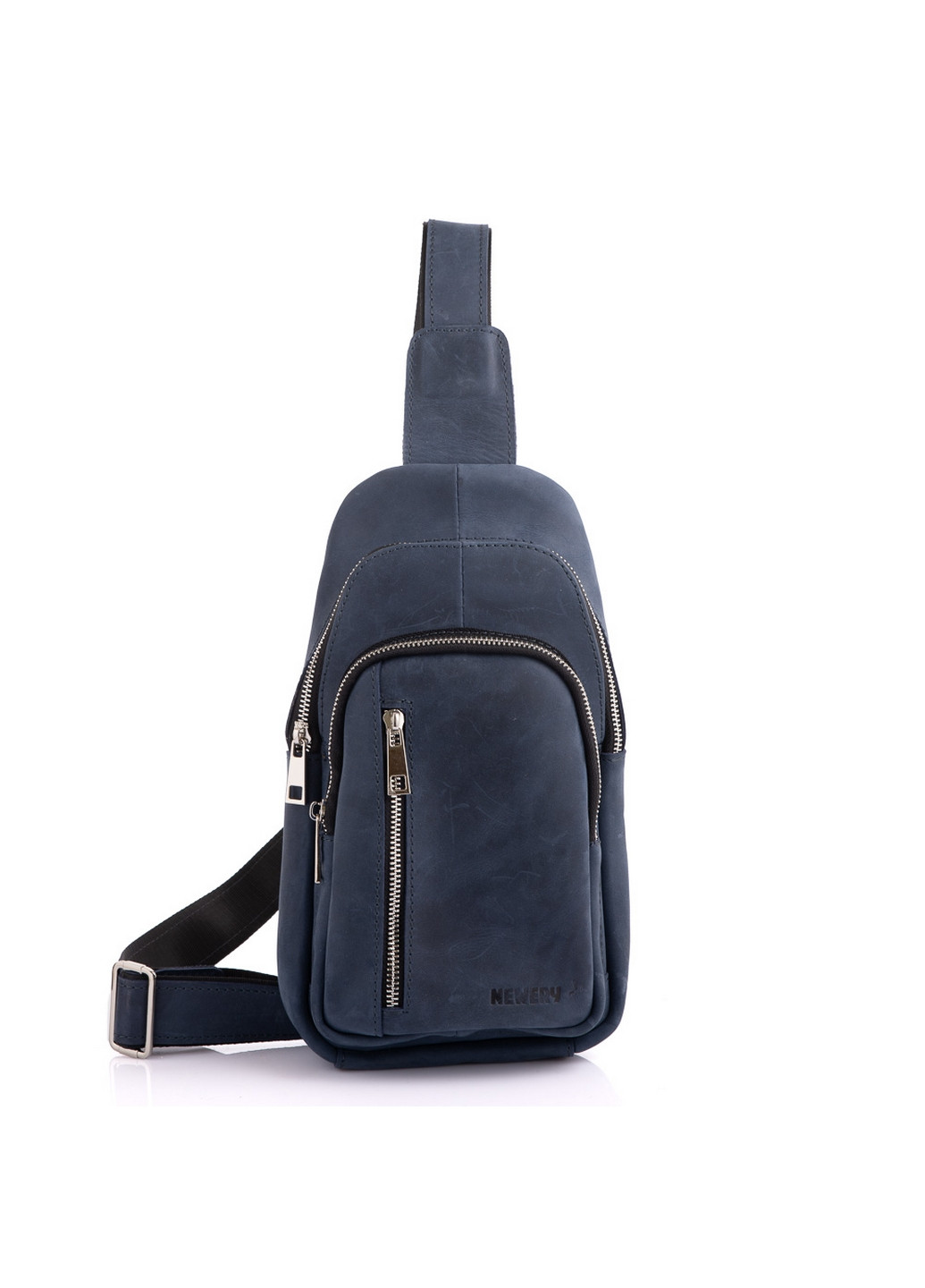 Чоловіча шкіряна сумка 17х31х8 см Newery (275070093)