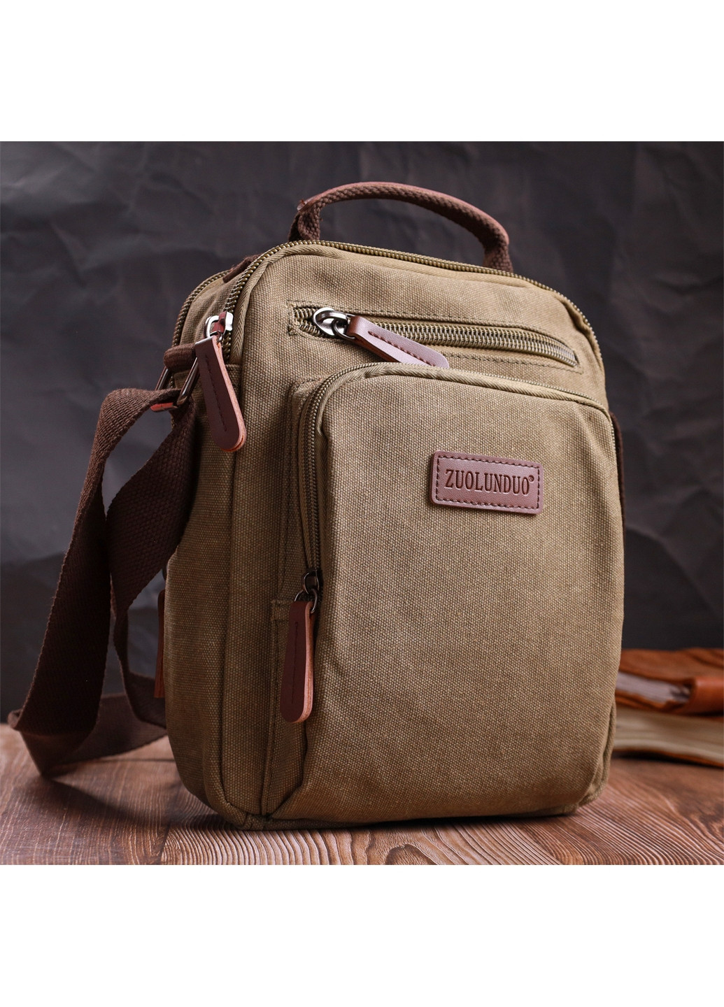 Чоловіча сумка 22х27х8 см Vintage (275071320)