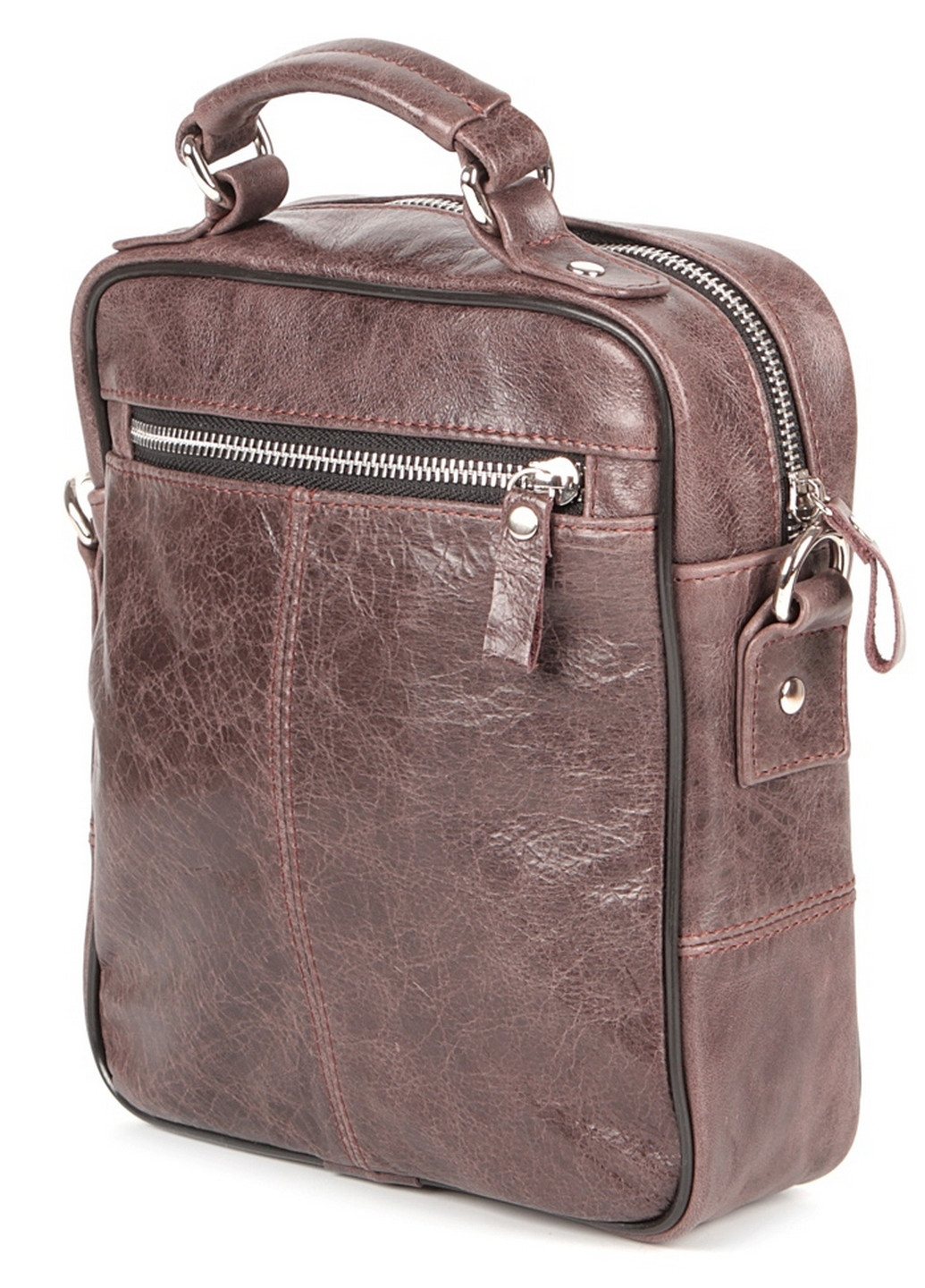 Чоловіча шкіряна сумка 20х22,5х7 см Shvigel (275071893)