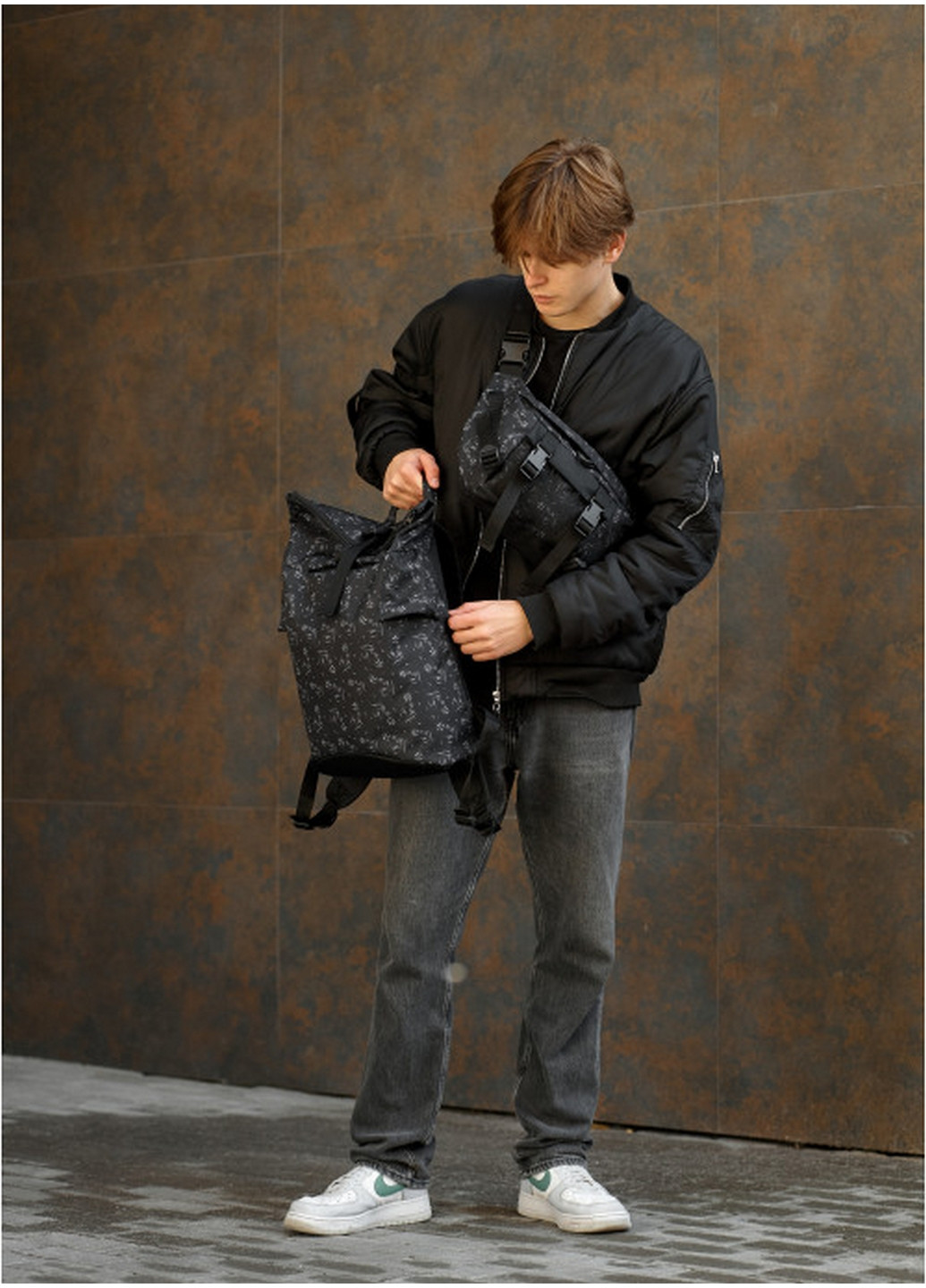 Чоловіча сумка 38х21 см Sambag (275071546)