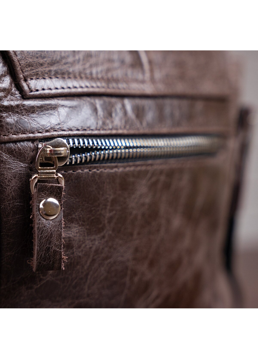 Мужская кожаная сумка 18х18х6 см Shvigel (275070908)