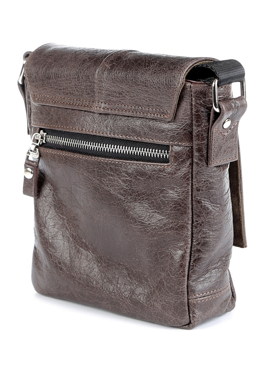 Мужская кожаная сумка 18х18х6 см Shvigel (275070908)