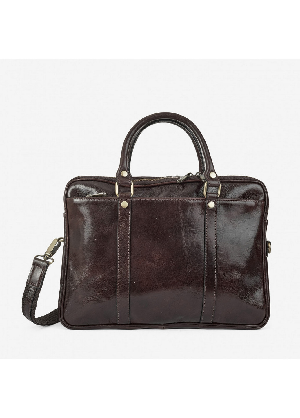 Мужская кожаная сумка 35х25х8 см Virginia Conti (275071412)