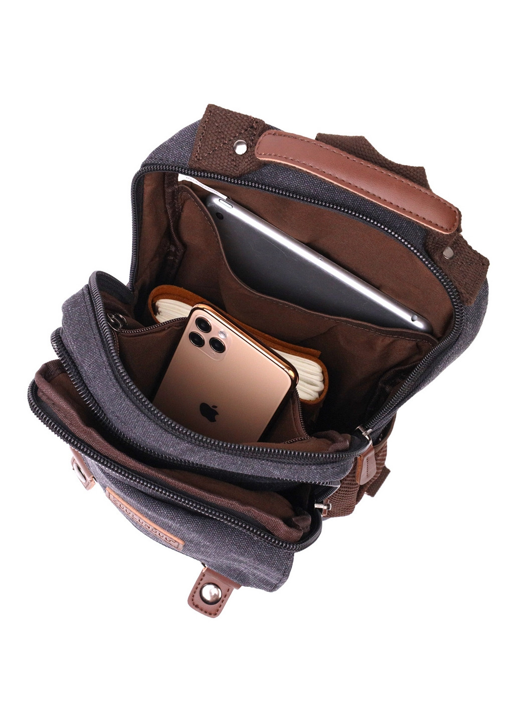 Рюкзак текстильний 21,5х34х9 см Vintage (275069324)