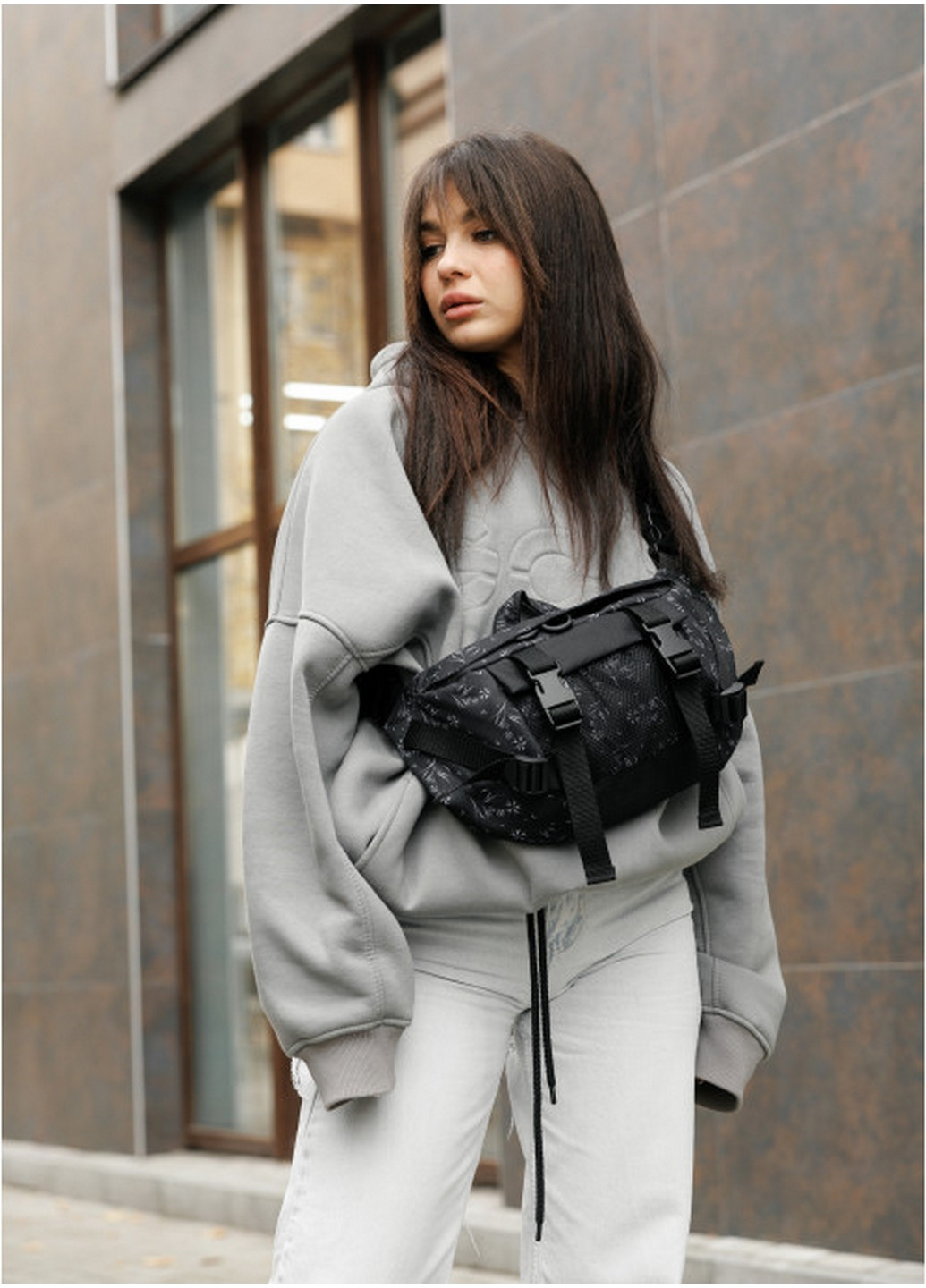 Большая поясная сумка бананка 38х21 см Sambag (275069539)