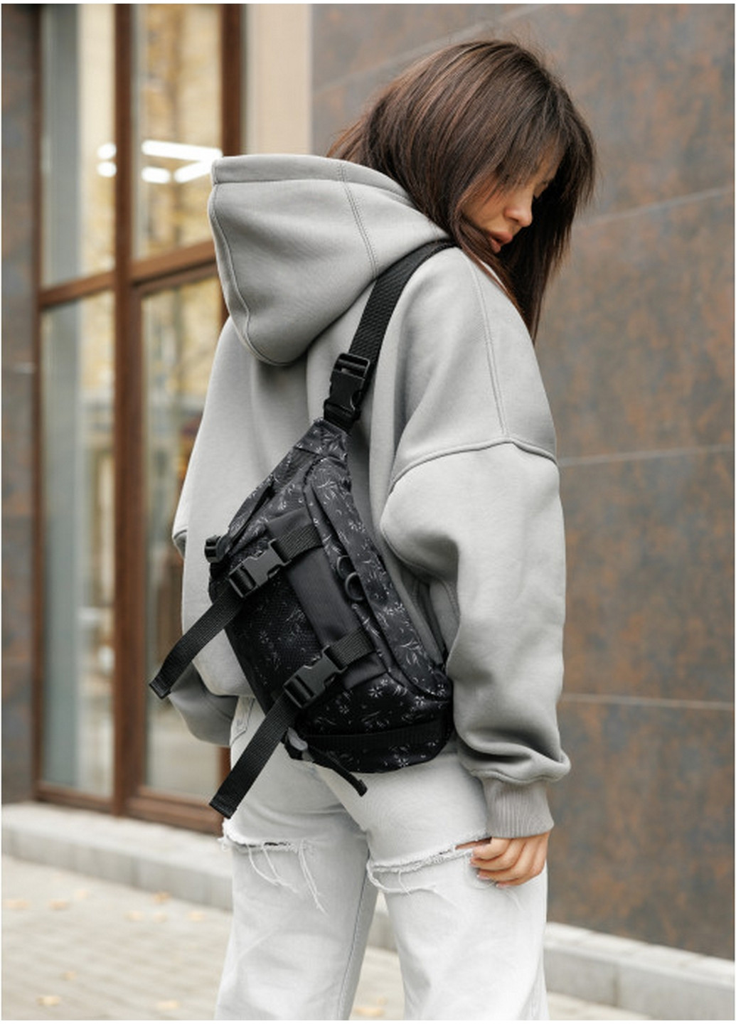 Большая поясная сумка бананка 38х21 см Sambag (275069539)