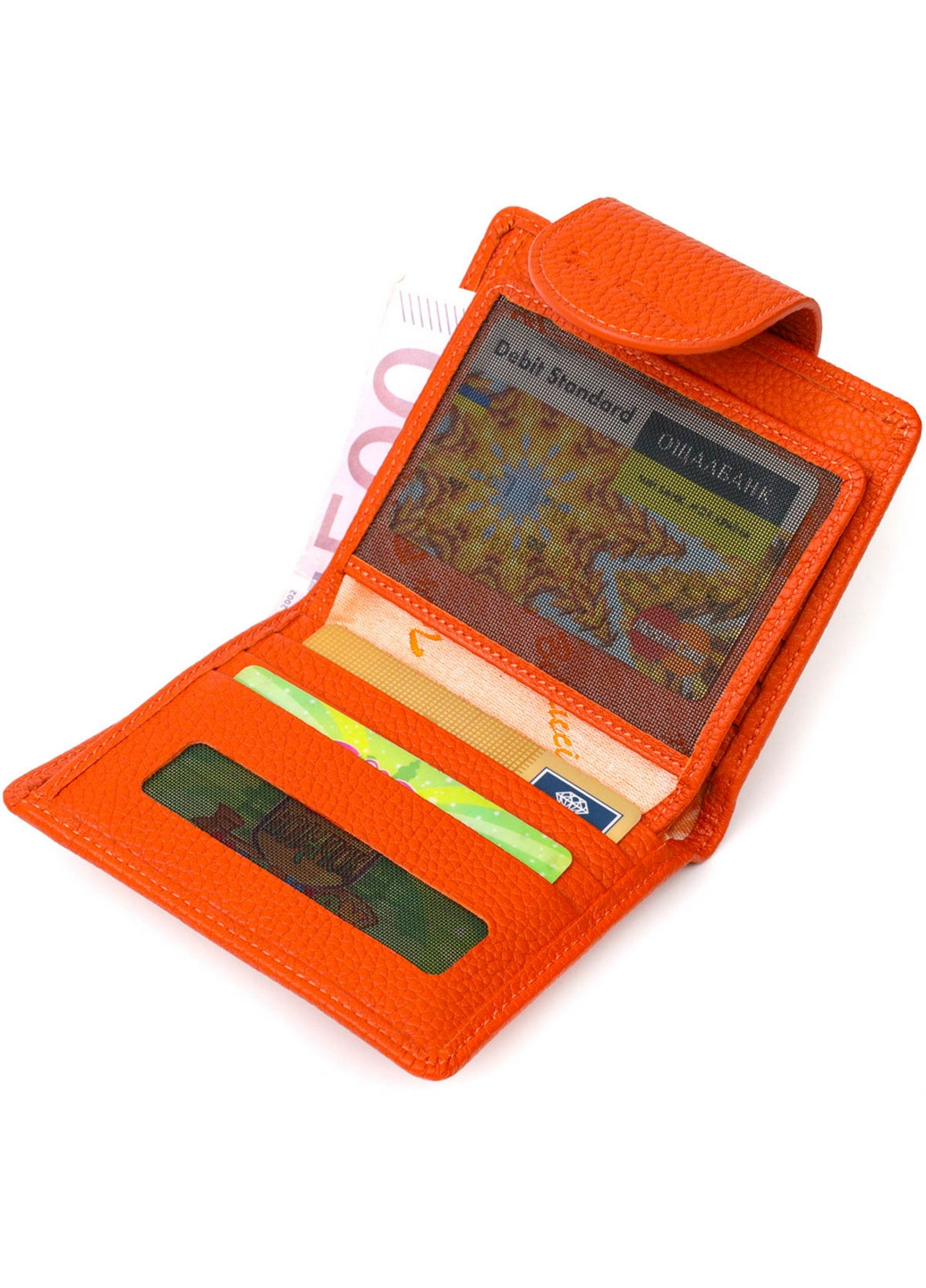 Жіночий шкіряний гаманець 11,5х9,5х2 см Tony Bellucci (275072783)