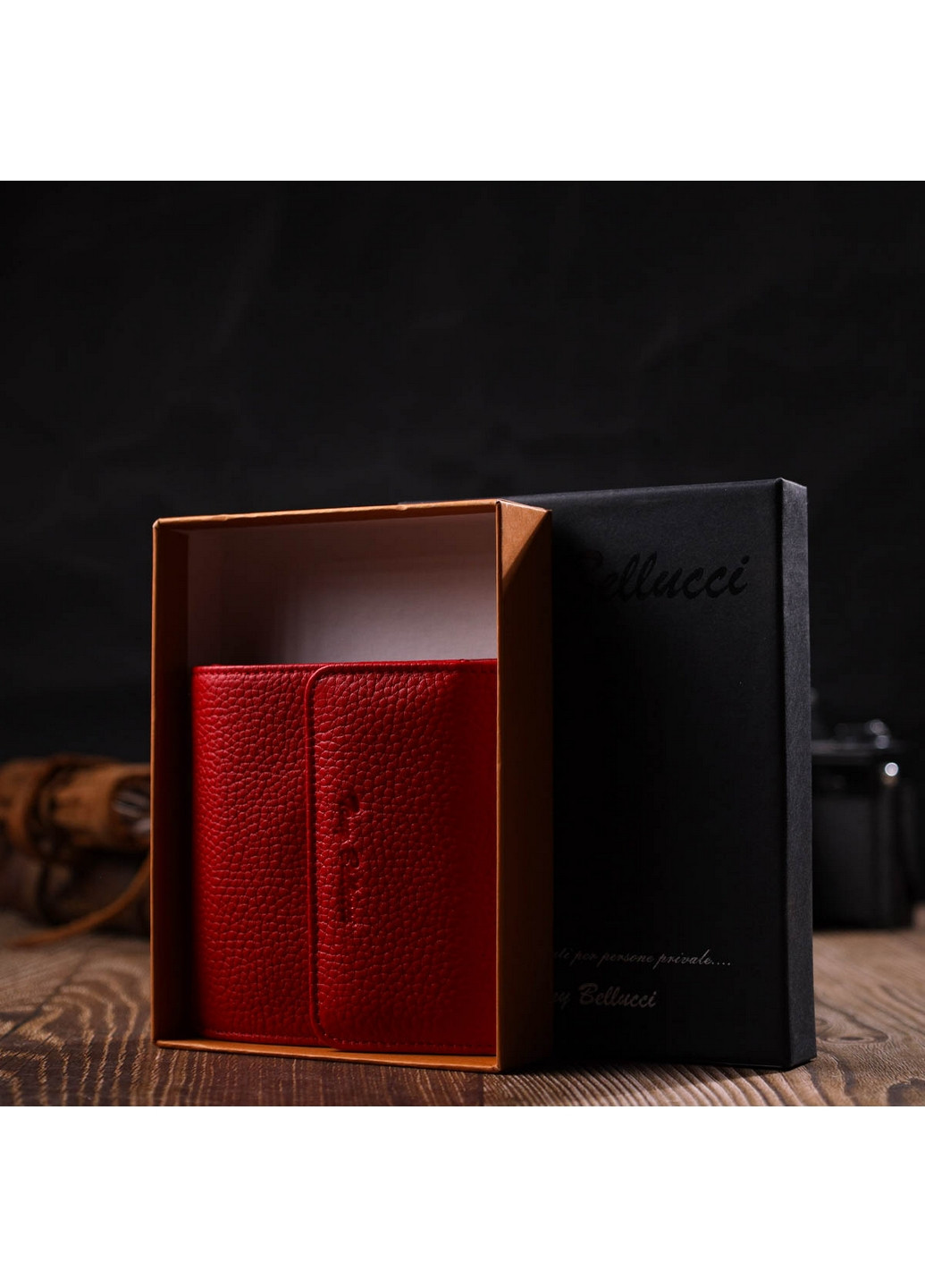 Жіночий шкіряний гаманець 10х10х1 см Tony Bellucci (275074814)