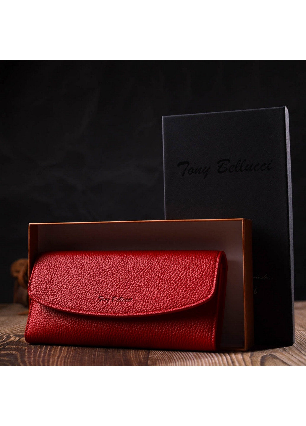 Жіночий шкіряний гаманець 19х9,5х1,5 см Tony Bellucci (275072775)