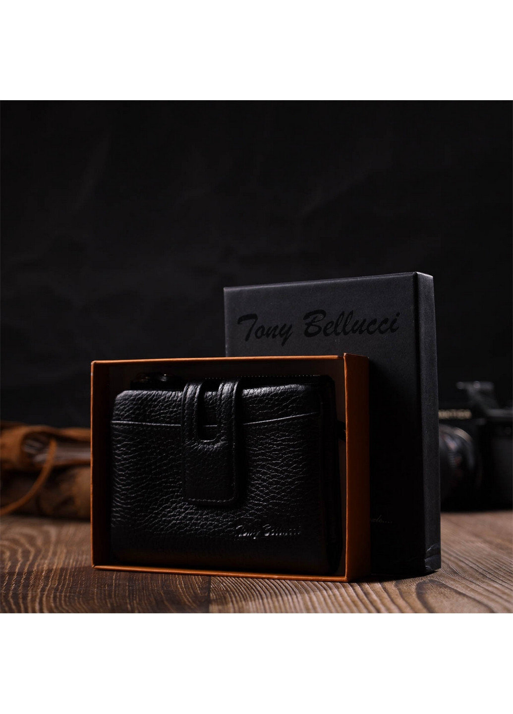 Жіночий шкіряний гаманець 12х9,5х2 см Tony Bellucci (275074815)