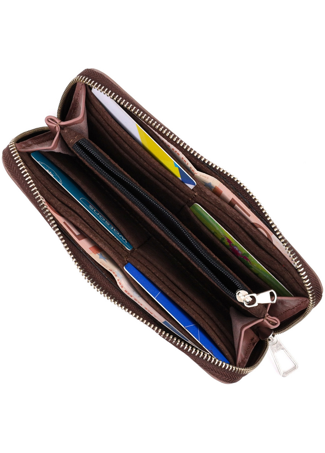 Жіночий шкіряний гаманець 19,5х9,7х2 см Grande Pelle (275074847)