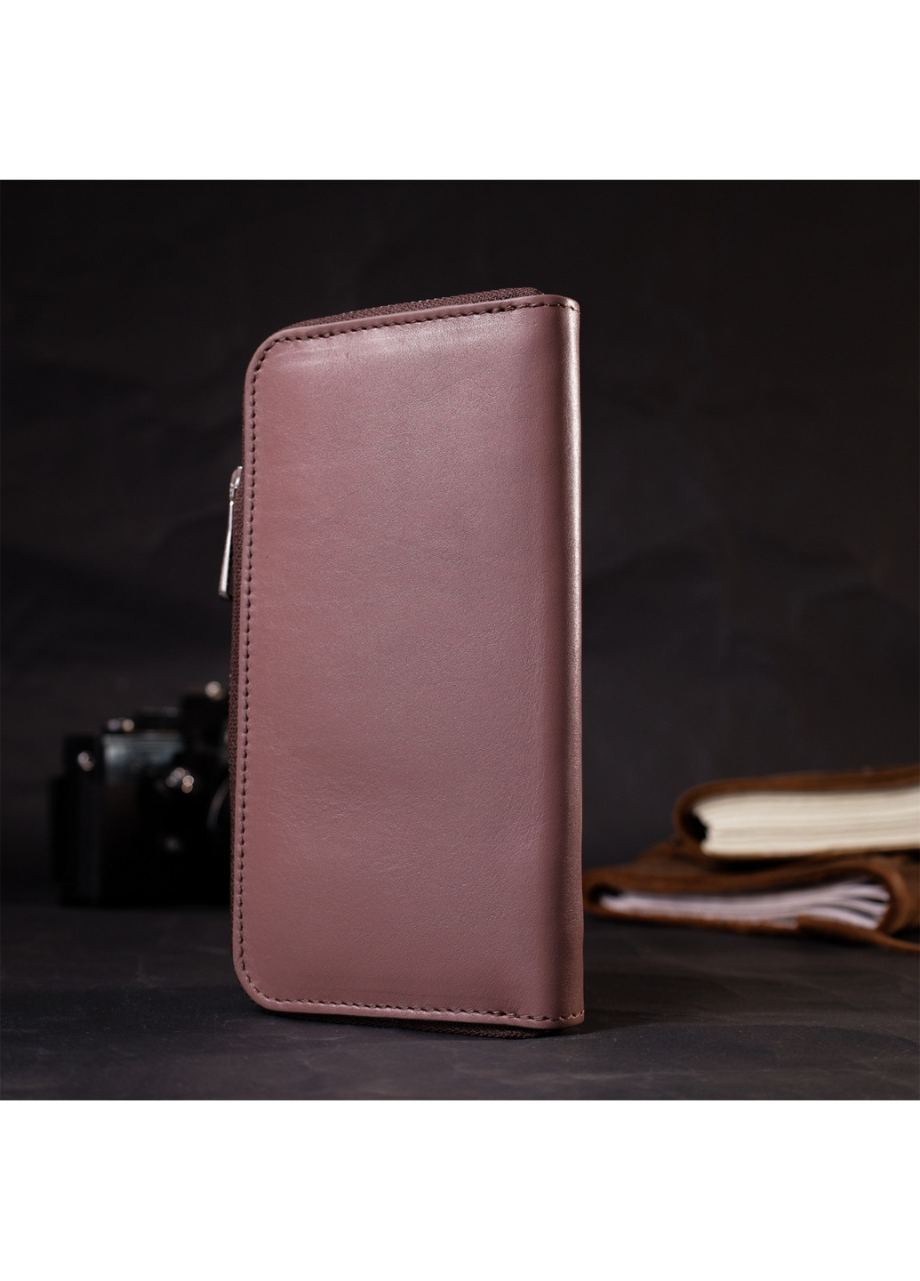 Жіночий шкіряний гаманець 19,5х9,7х2 см Grande Pelle (275074847)