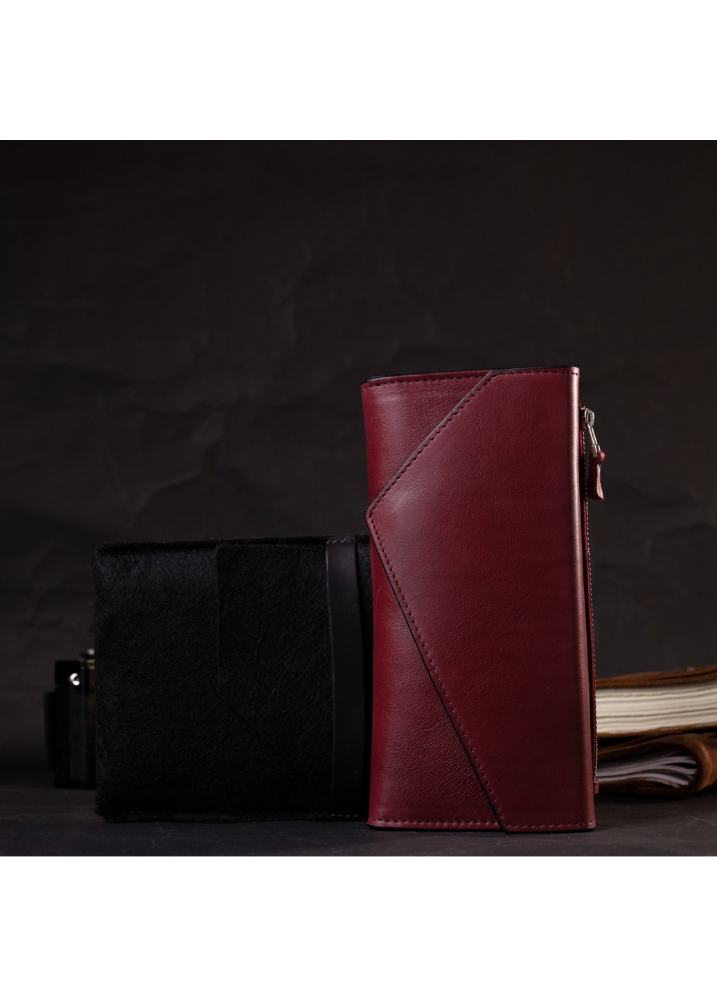 Жіночий шкіряний гаманець 21х10,5х2 см Grande Pelle (275072842)