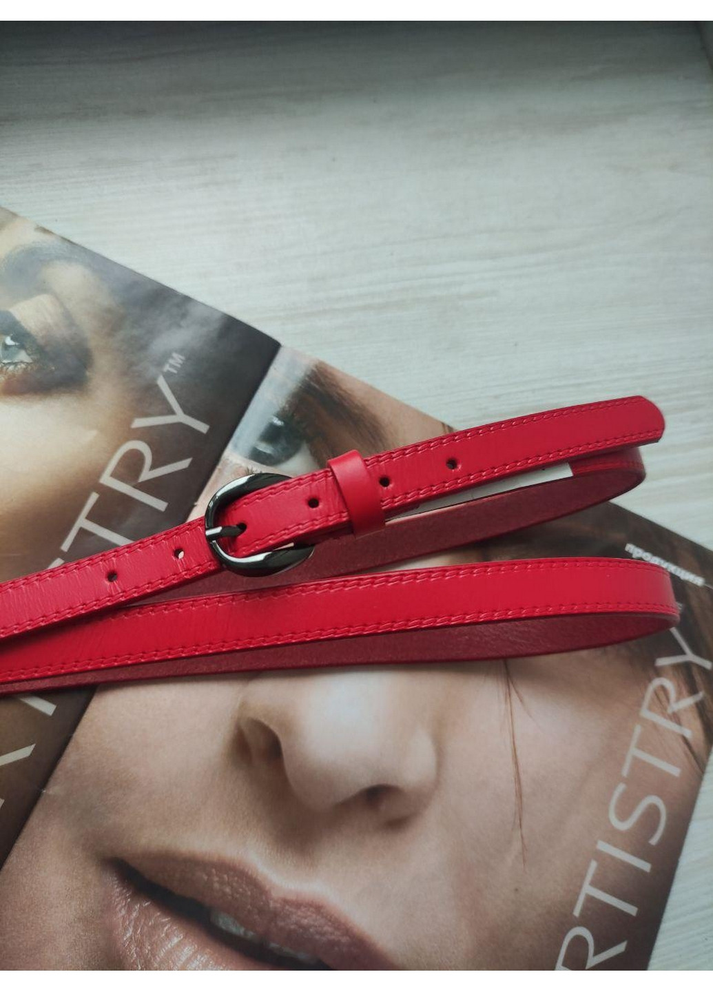 Жіночий шкіряний ремінь 110-125 см LeathART (275074074)