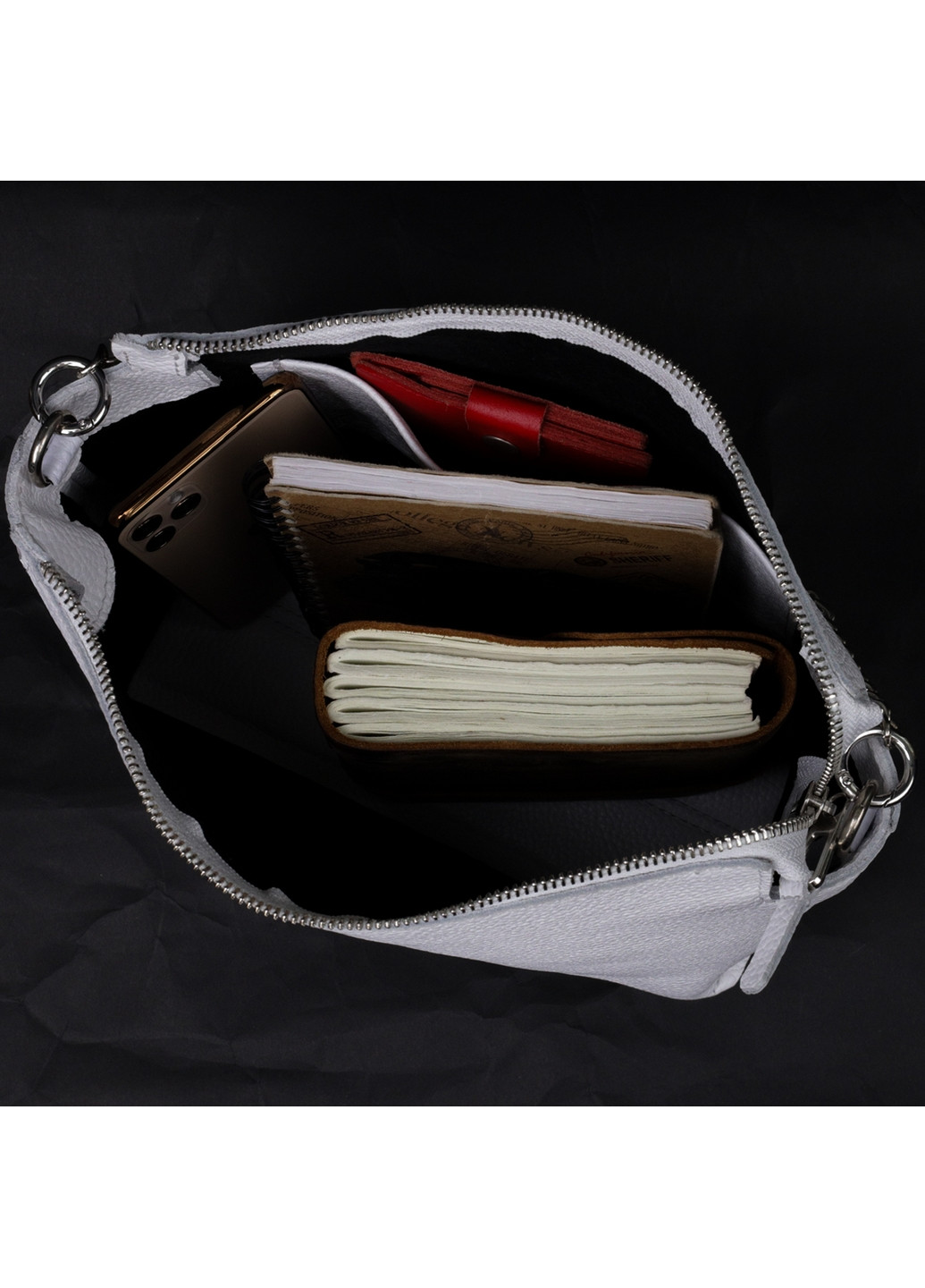 Жіноча шкіряна сумка 26х22х13 см Grande Pelle (275072848)