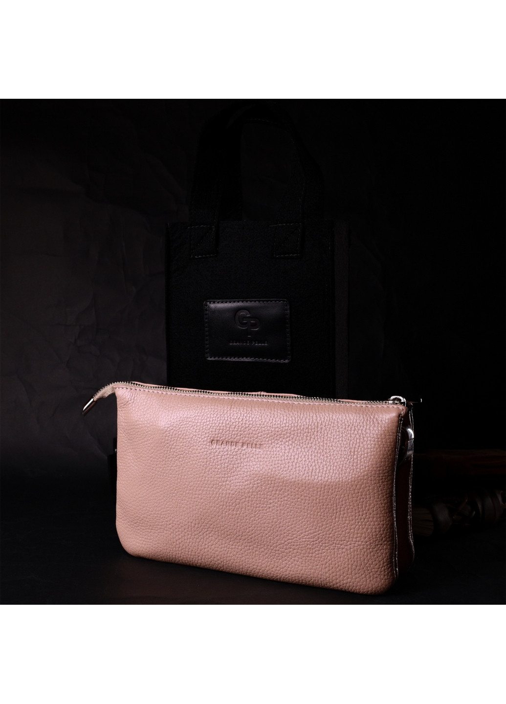 Женская кожаная сумка 26х15,5х3 см Grande Pelle (275072839)
