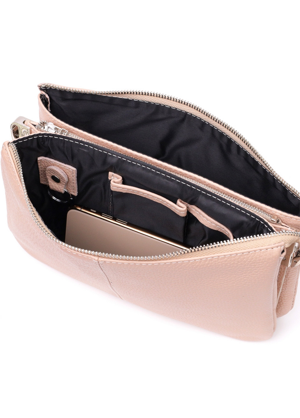 Женская кожаная сумка 26х15,5х3 см Grande Pelle (275072839)